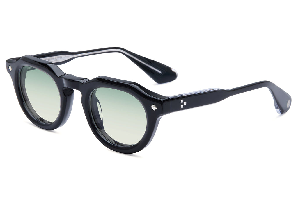 Lunetterie Générale - Hello Roméo Sunglasses Black & Palladium with Gradient Blue Green Lenses