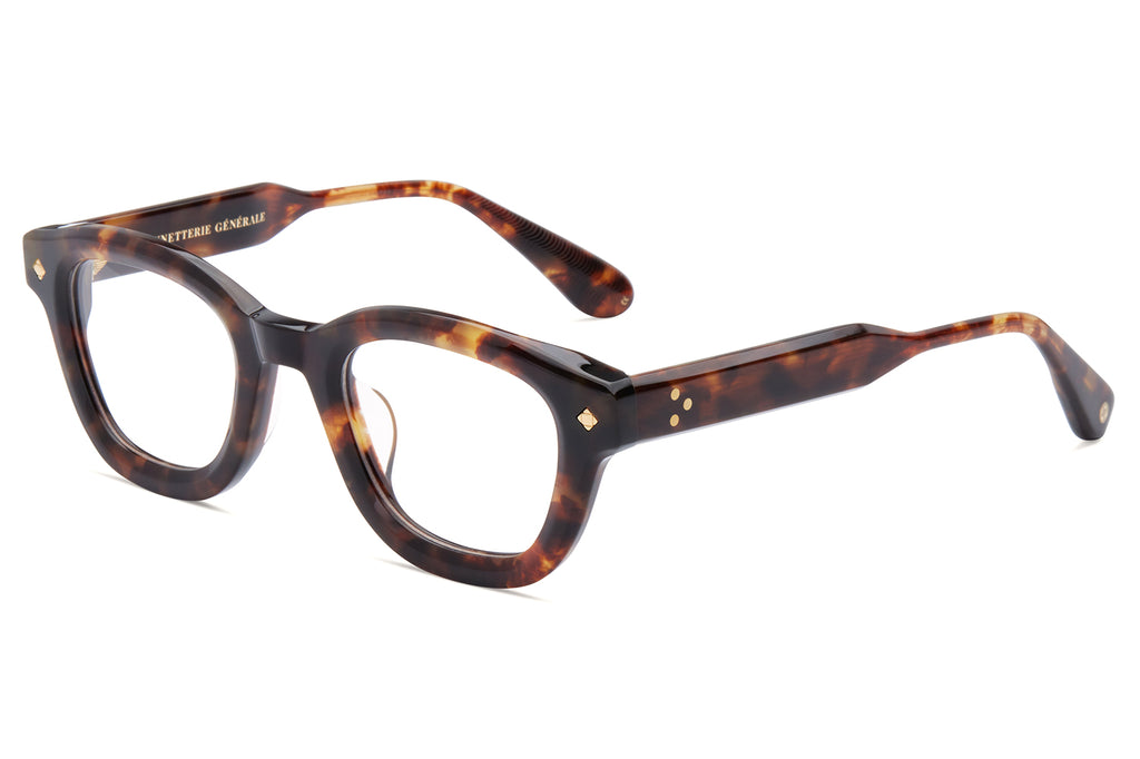 Lunetterie Générale - The Last Idyll Rain Eyeglasses Medium Tortoise & 24K Gold