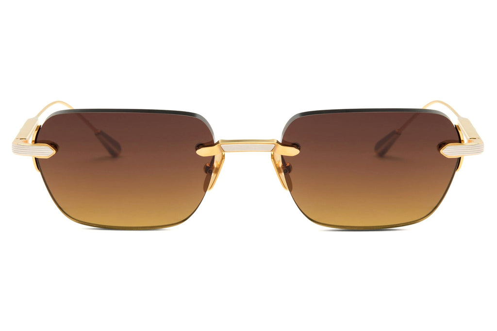 Lunetterie Générale - Wabi-Sabi Sunglasses 18K Gold & Palladium with Gradient Sand Lenses