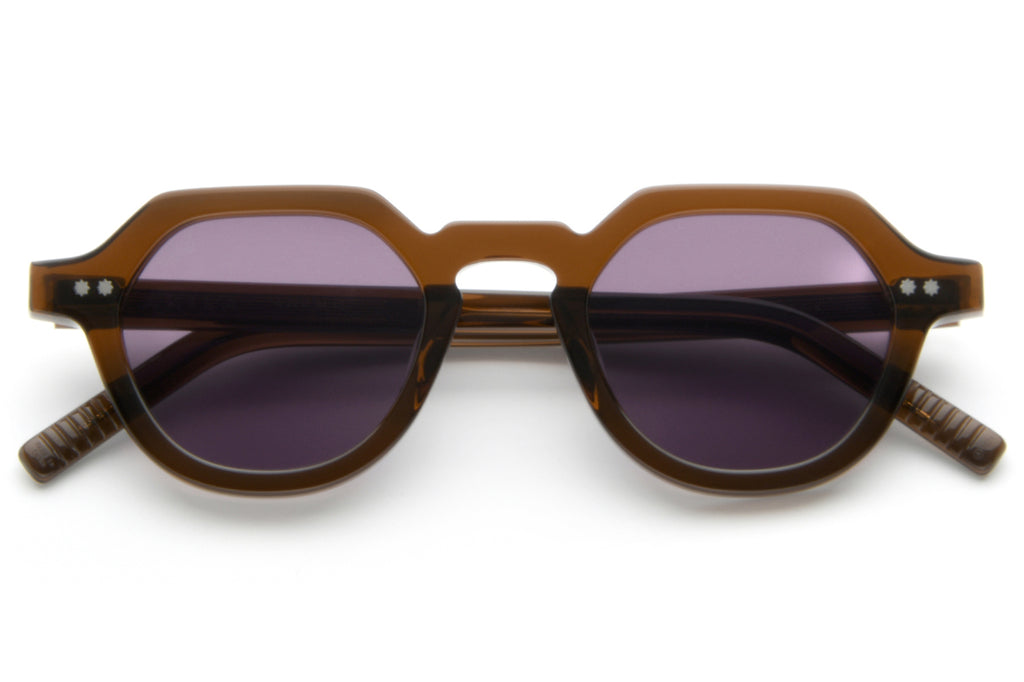 AKILA® Eyewear - Lola Sunglasses Brown w/ Purple Lenses