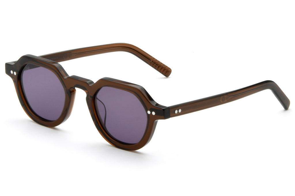 AKILA® Eyewear - Lola Sunglasses Brown w/ Purple Lenses