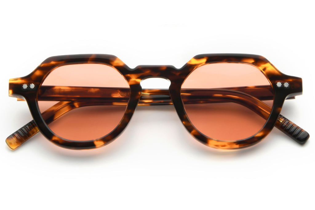 AKILA® Eyewear - Lola Sunglasses Brown Havana w/ Apricot Lenses