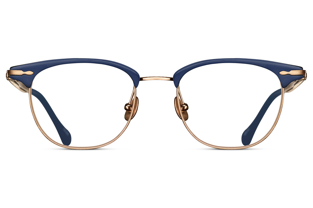 Matsuda Eyewear - M2048 Eyeglasses Navy - Rose Gold