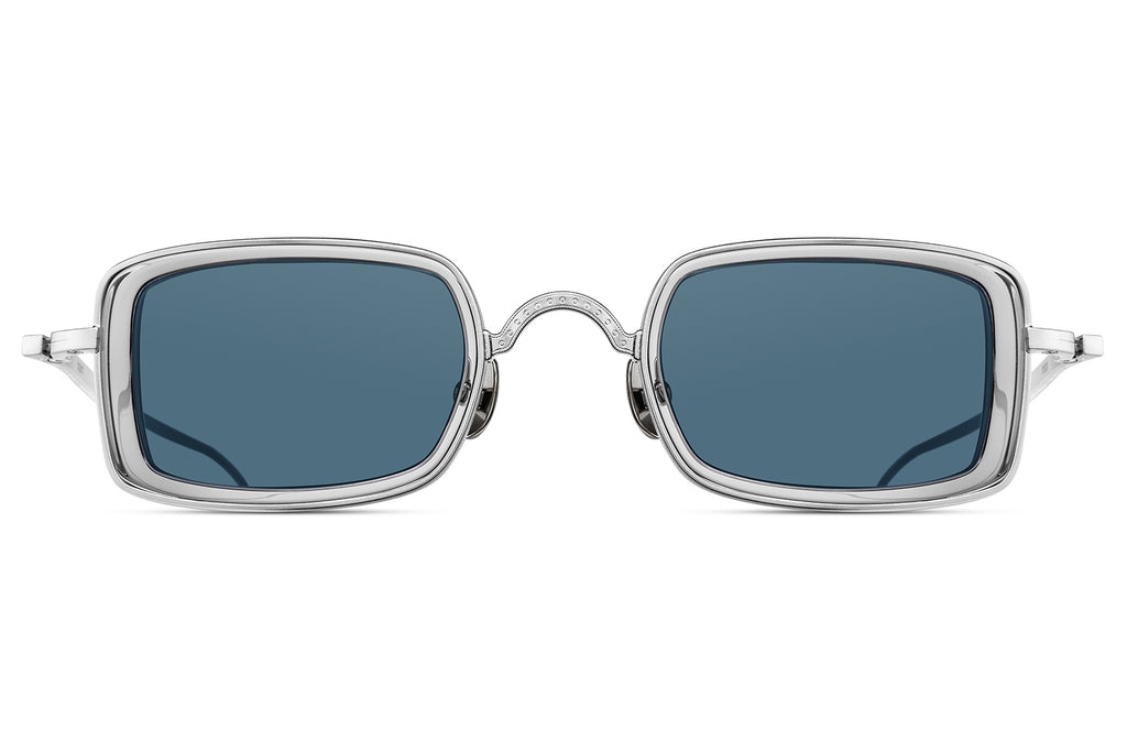  Matsuda - M3079-I Sunglasses Brushed Silver - Grey Crystal