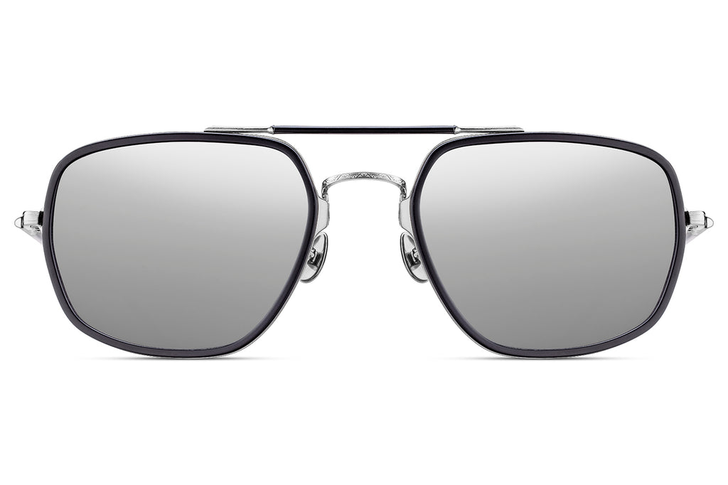 Matsuda - M3123 Sunglasses Brushed Silver - Matte Black