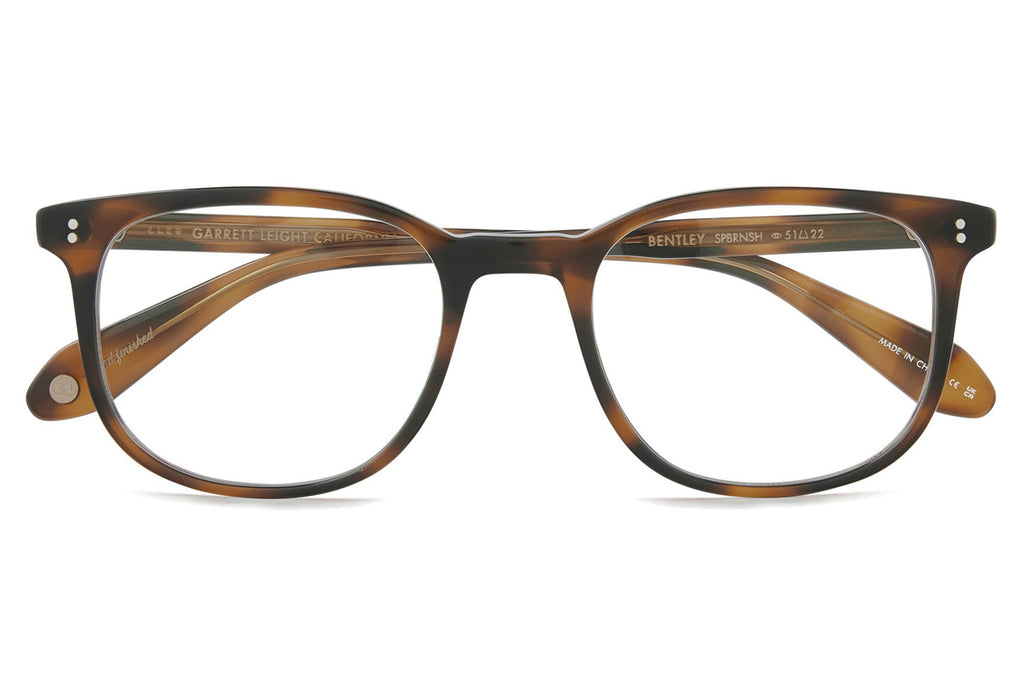 Garrett Leight - Bentley Eyeglasses Spotted Brown Shell