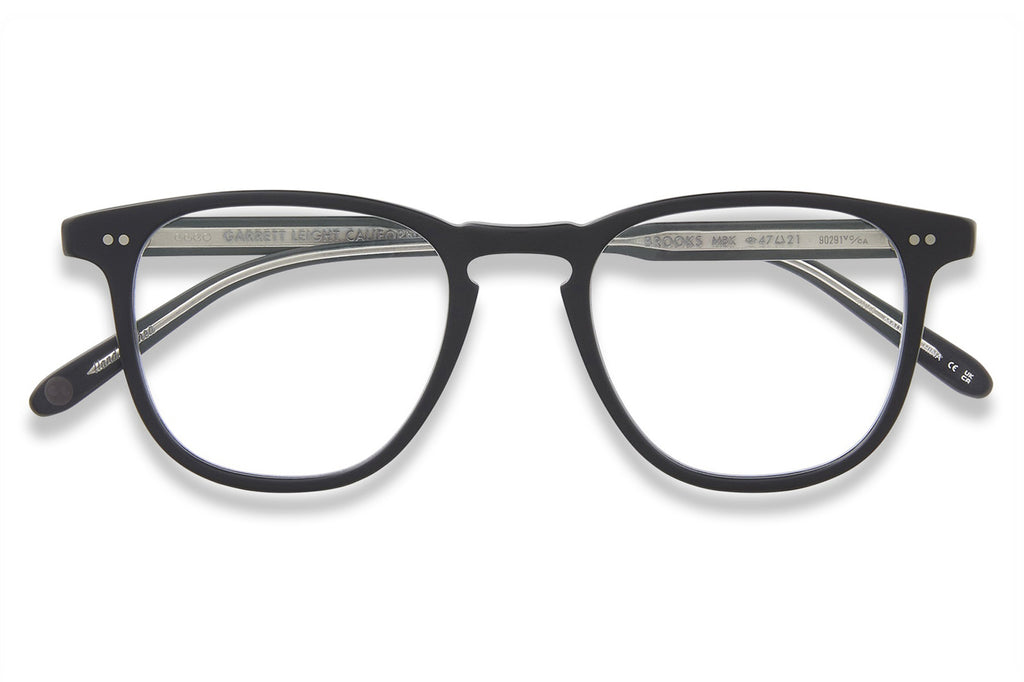 Garrett Leight - Brooks Eyeglasses Matte Black