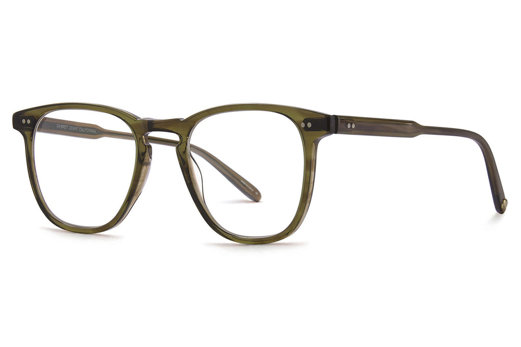 Garrett Leight - Brooks Eyeglasses Olive Tortoise