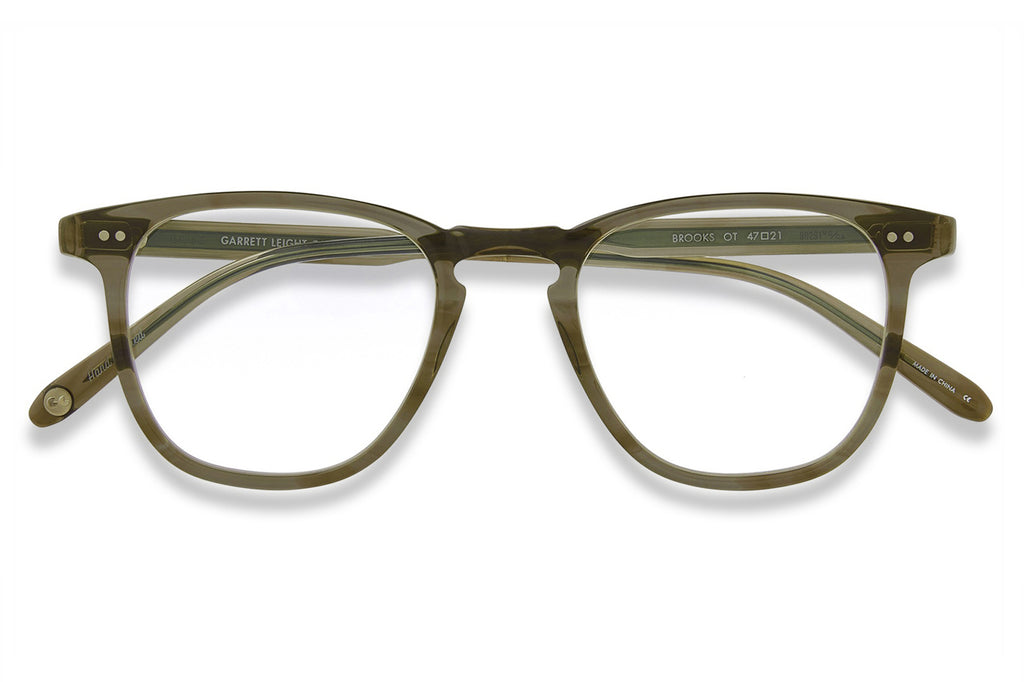 Garrett Leight - Brooks Eyeglasses Olive Tortoise