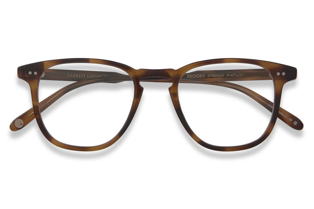 Garrett Leight - Brooks Eyeglasses Spotted Brown Shell