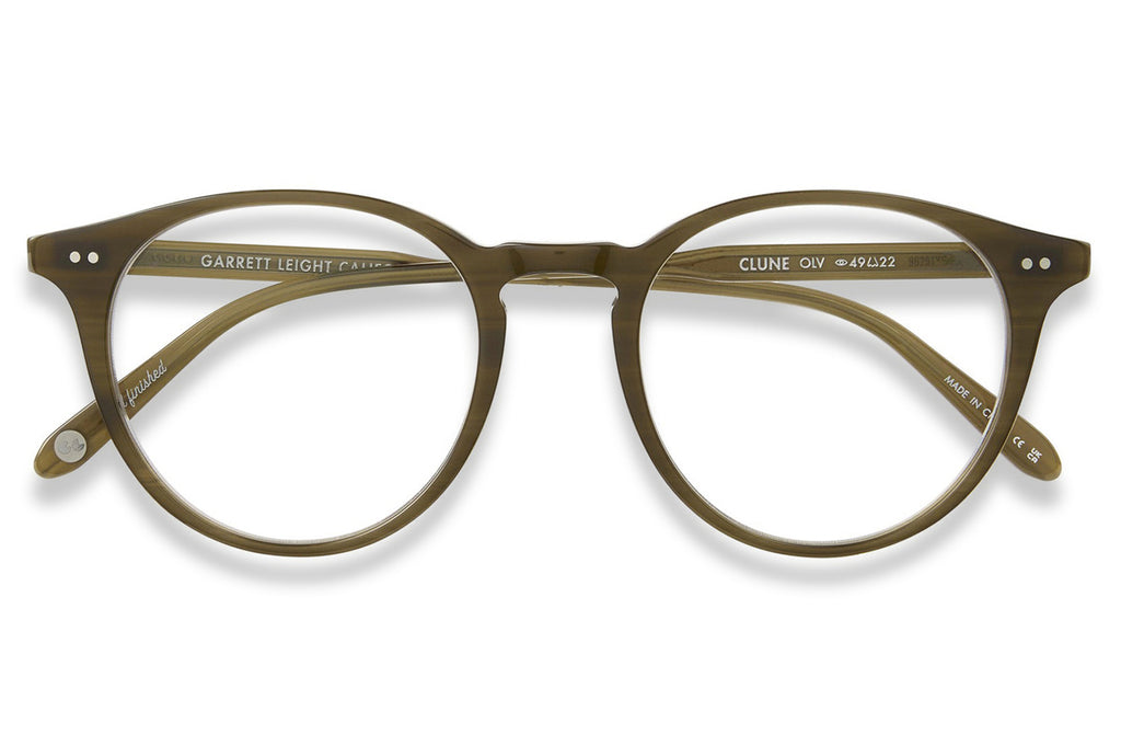 Garrett Leight - Clune Eyeglasses Olive