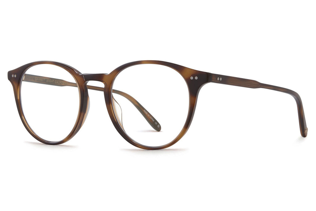 Garrett Leight - Clune Eyeglasses Spotted Brown Shell