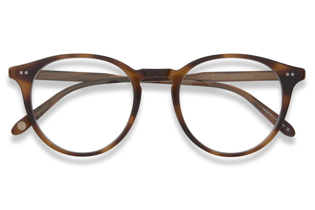 Garrett Leight - Clune Eyeglasses Spotted Brown Shell