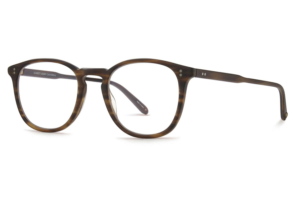 Garrett Leight - Kinney Eyeglasses Matte Brandy Tortoise