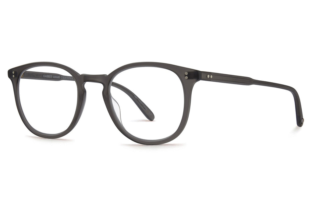 Garrett Leight - Kinney Eyeglasses Matte Grey Crystal