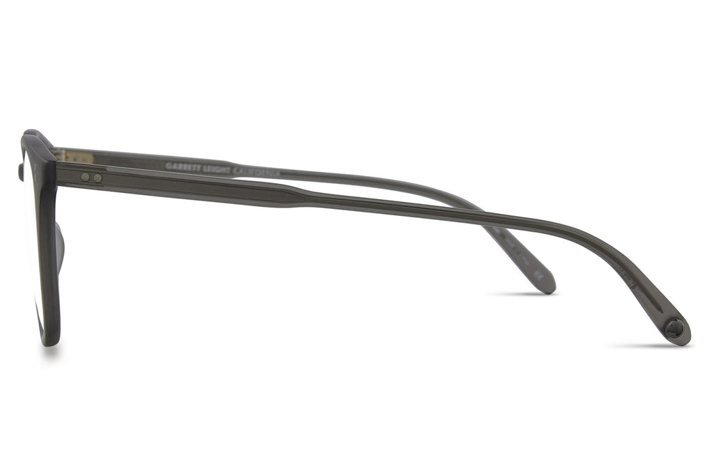 Garrett Leight - Kinney Eyeglasses Matte Grey Crystal