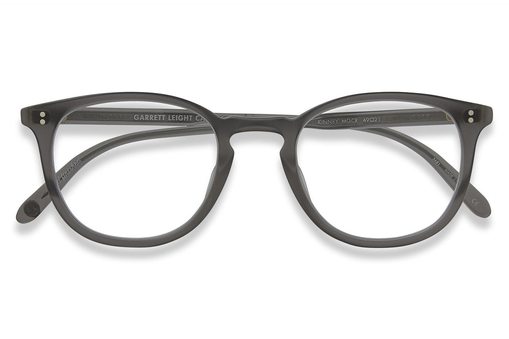 Garrett Leight - Kinney Eyeglasses Matte Grey Crystal