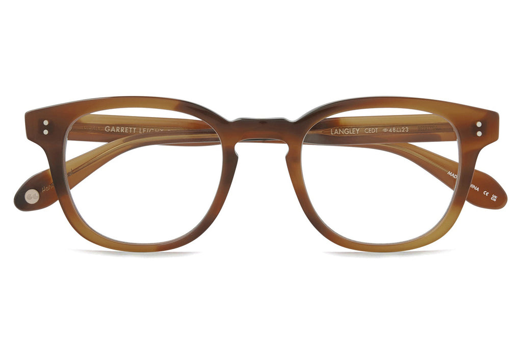 Garrett Leight - Langley Eyeglasses Cedar Tortoise