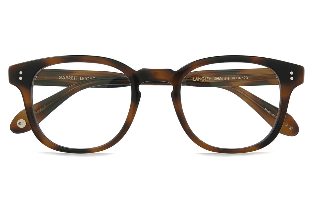 Garrett Leight - Langley Eyeglasses Spotted Brown Shell