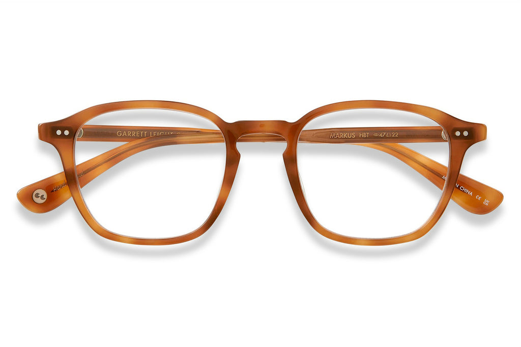 Garrett Leight - Markus Eyeglasses Honey Blonde Tortoise