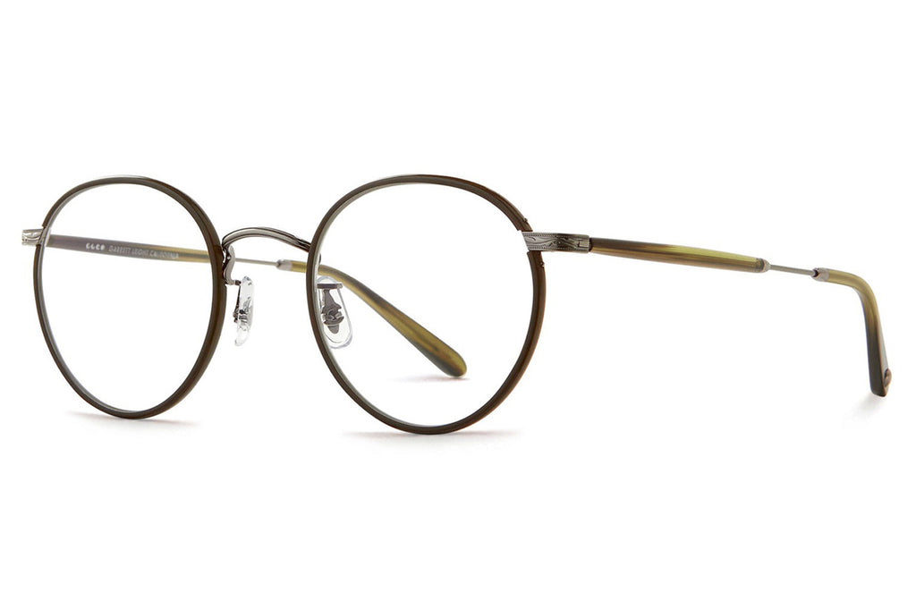 Garrett Leight - Wilson Eyeglasses Olive-Pewter-Douglas Fir