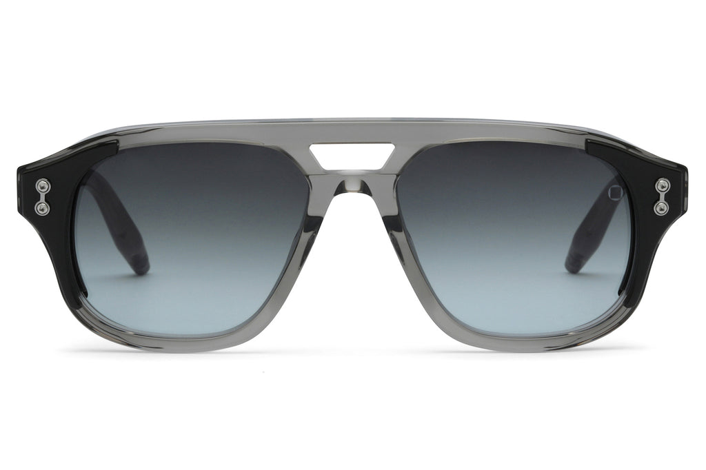 Akoni - Phoenix Sunglasses Crystal Grey & Black Palladium with Grey Gradient Lenses