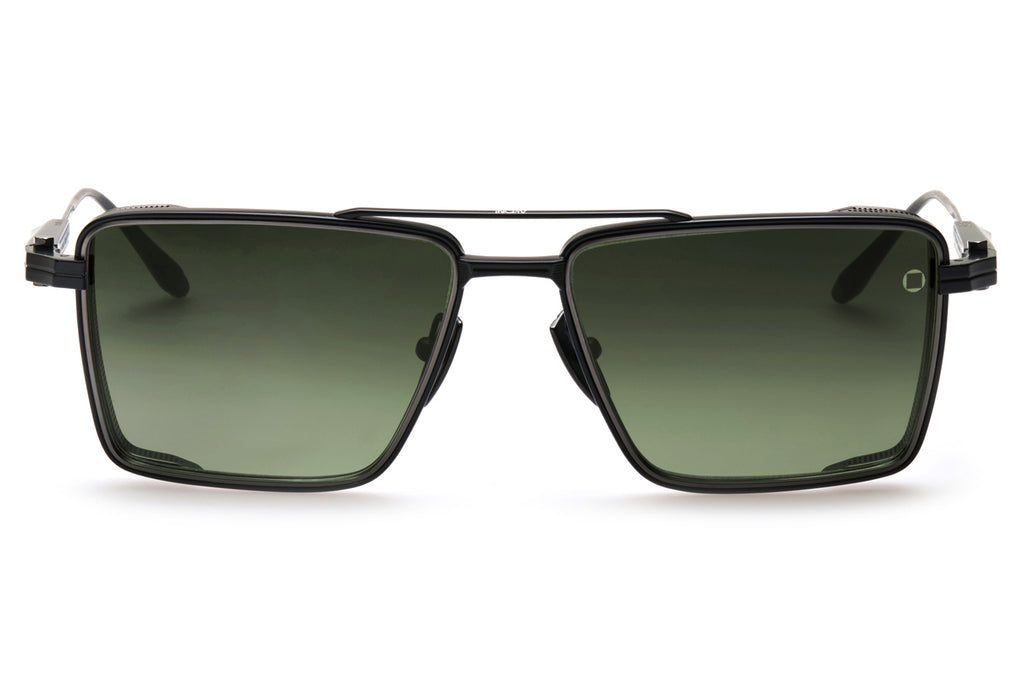 Akoni - Sprint-A Sunglasses Matte Black with Dark Grey to Olive Lenses