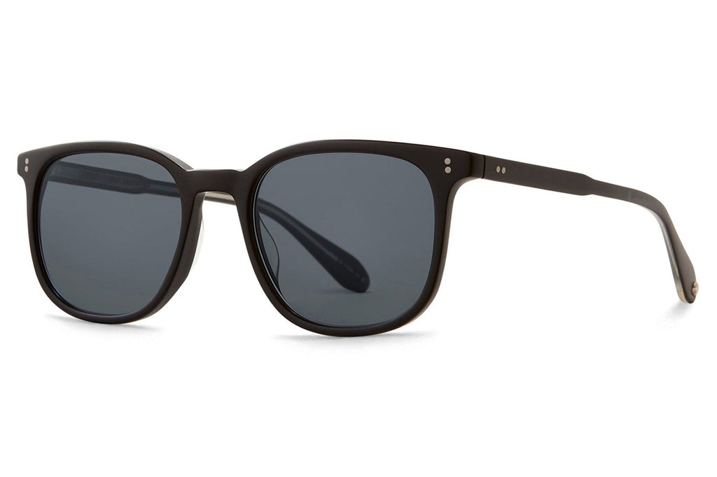 Garrett Leight - Bentley Sunglasses Matte Black with Navy Polar Lenses