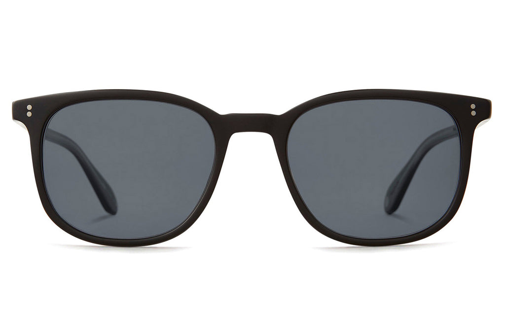 Garrett Leight - Bentley Sunglasses Matte Black with Navy Polar Lenses