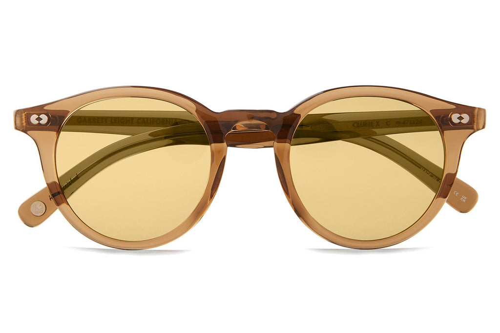 Garrett Leight - Clune X Sunglasses Caramel with Pure Maple Lenses