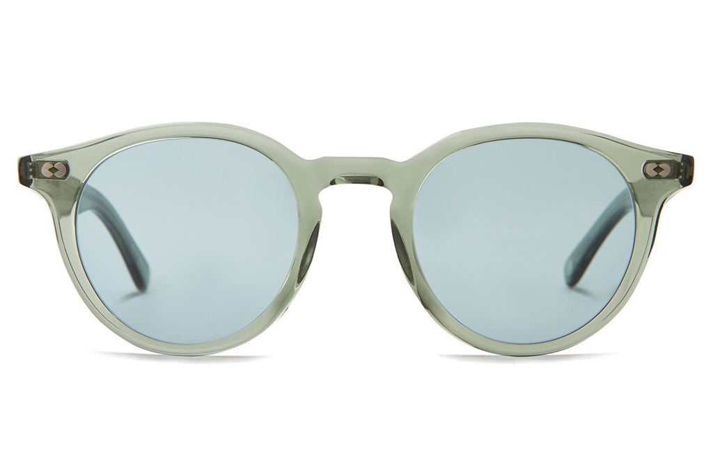 Garrett Leight - Clune X Sunglasses Juniper with Pure Blue Lenses