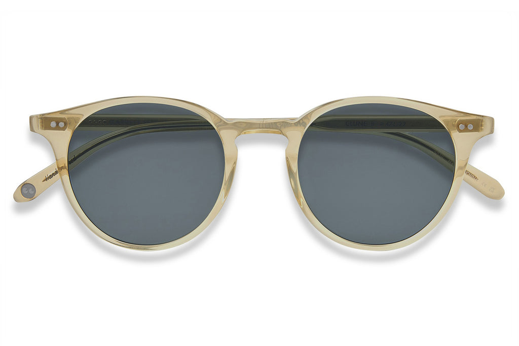 Garrett Leight - Clune Sunglasses Blonde with Semi-Flat Blue Smoke Lenses