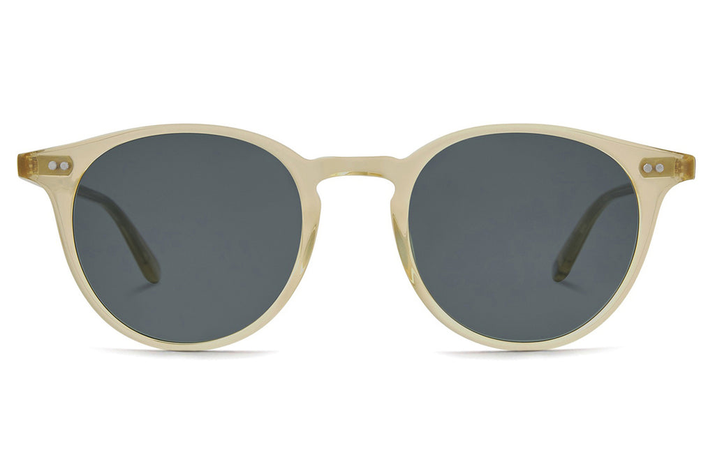 Garrett Leight - Clune Sunglasses Blonde with Semi-Flat Blue Smoke Lenses