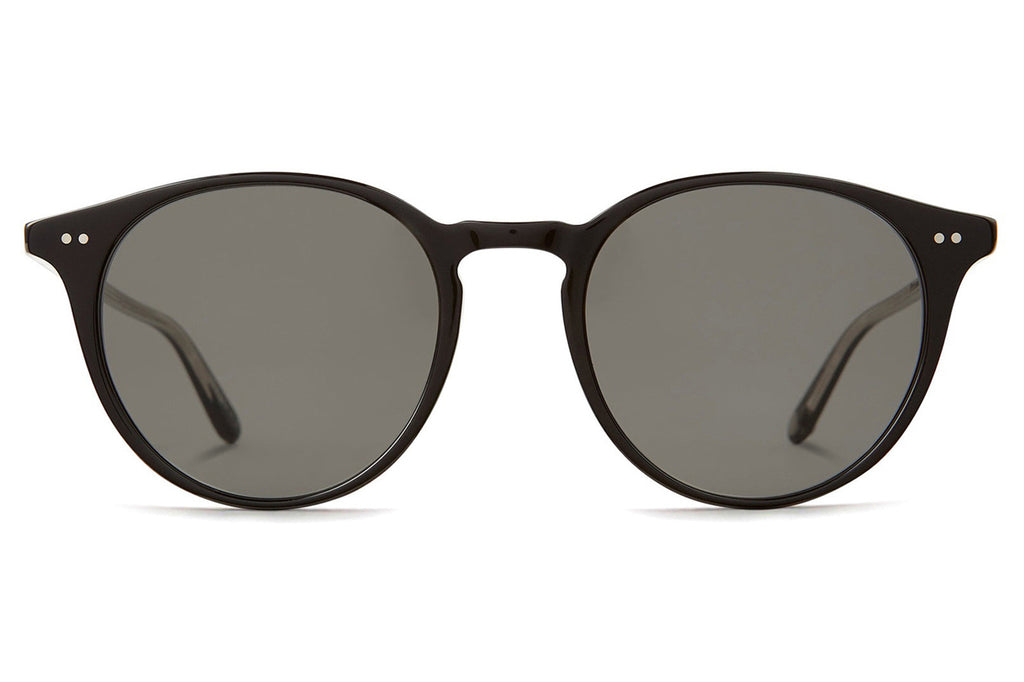 Garrett Leight - Clune Sunglasses Black with Semi-Flat Pure Grey Lenses