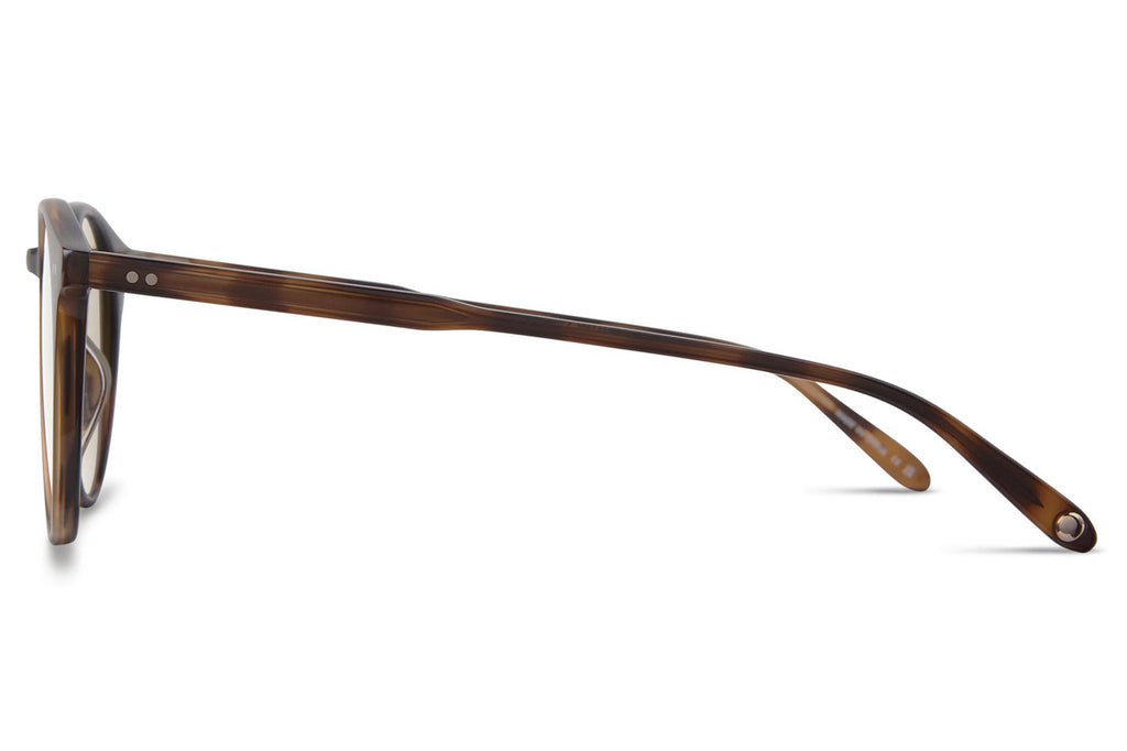 Garrett Leight - Clune Sunglasses Spotted Brown Shell with Semi-Flat Pure Green Lenses