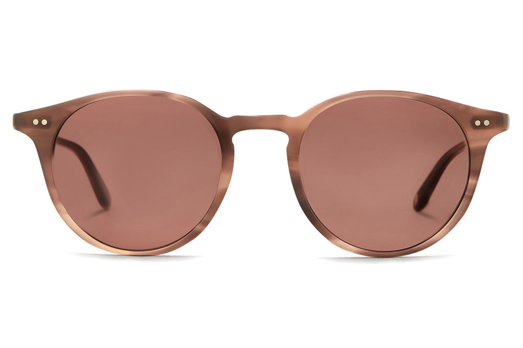 Garrett Leight - Clune Sunglasses Sequoia Tortoise with Semi-Flat Pure Rosewood Lenses