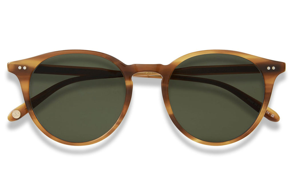 Garrett Leight - Clune Sunglasses True Demi with Semi-Flat Pure G15 Lenses