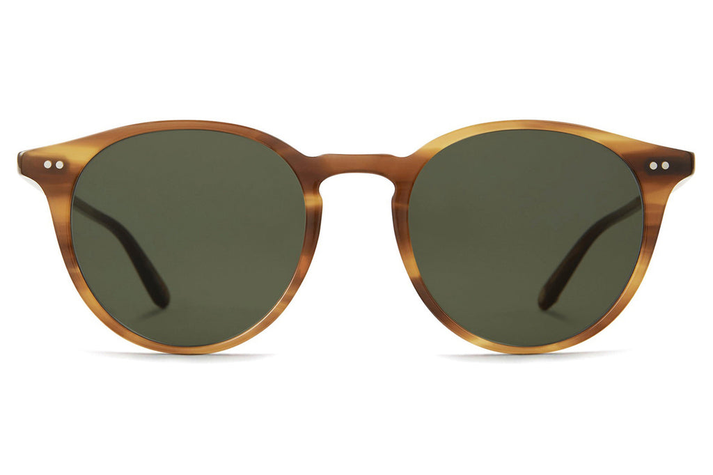 Garrett Leight - Clune Sunglasses True Demi with Semi-Flat Pure G15 Lenses