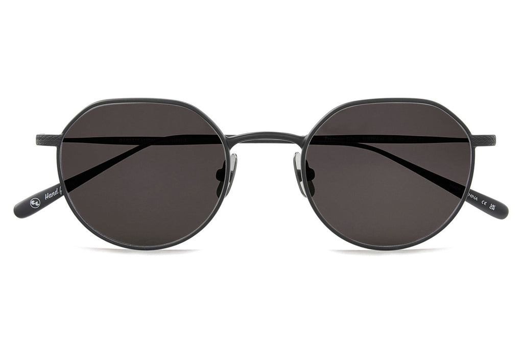 Garrett Leight - Eureka M Sunglasses Black with Pure Grey Lenses