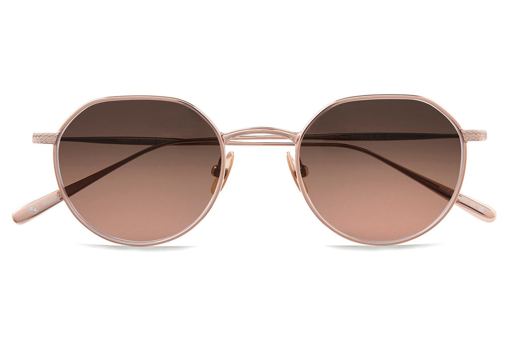 Garrett Leight - Eureka M Sunglasses Rose Gold with Pure Mojave Gradient Lenses