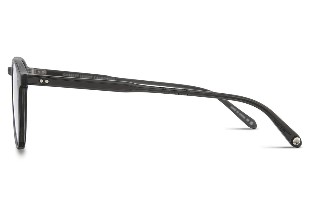 Garrett Leight - Hampton Sunglasses Black Glass with Semi-Flat Pure G15 Lenses