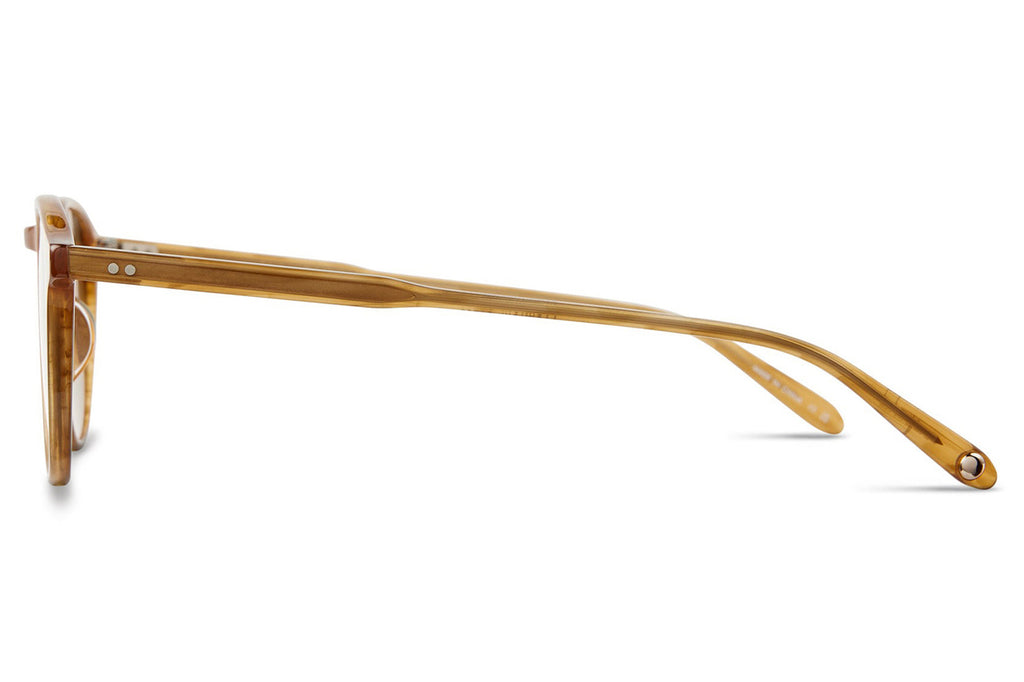 Garrett Leight - Hampton Sunglasses Butterscotch with Semi-Flat Pure Green Lenses