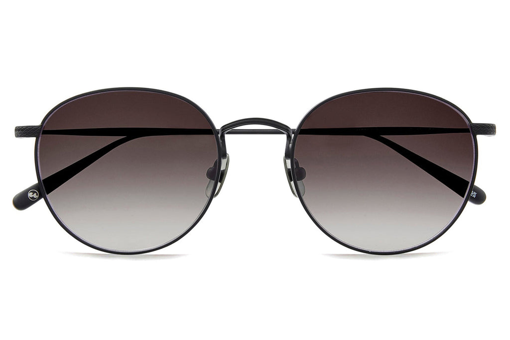 Garrett Leight - Morningside M Sunglasses Black with Waning Moon Gradient Lenses