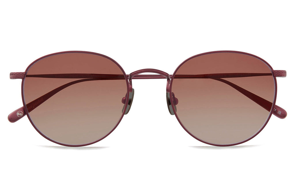 Garrett Leight - Morningside M Sunglasses Mauve with Plum Gradient Lenses