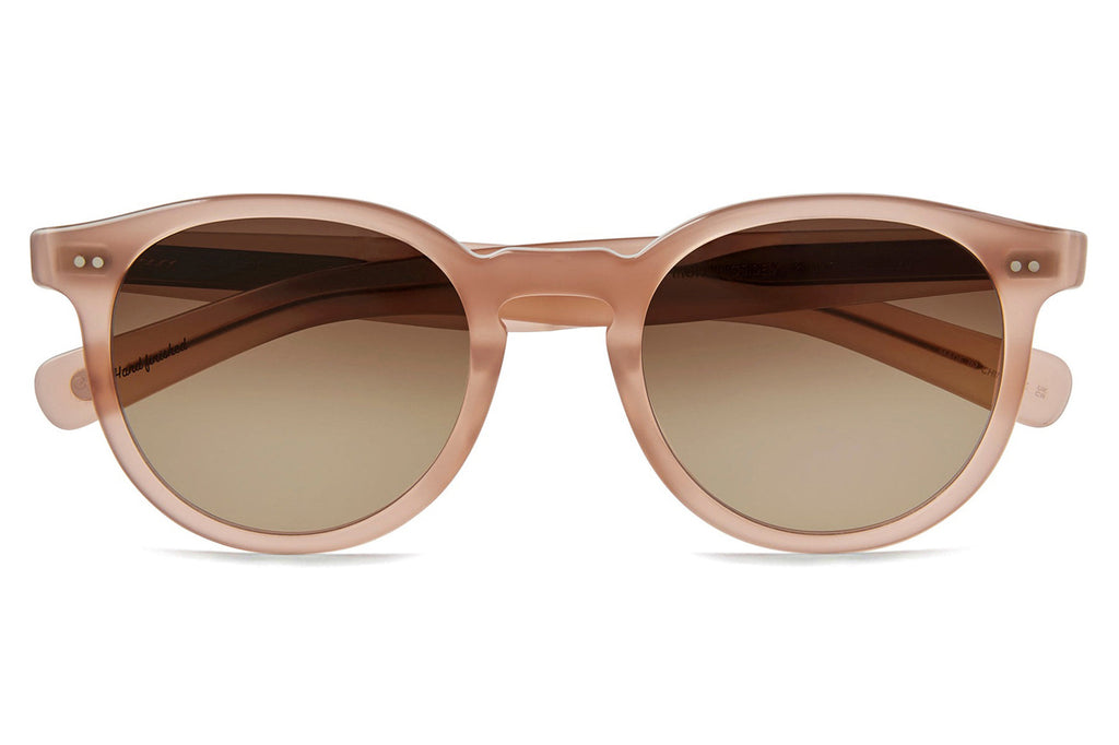 Garrett Leight -Morningside X Sunglasses Rose Quartz with California Dream Gradient Lenses