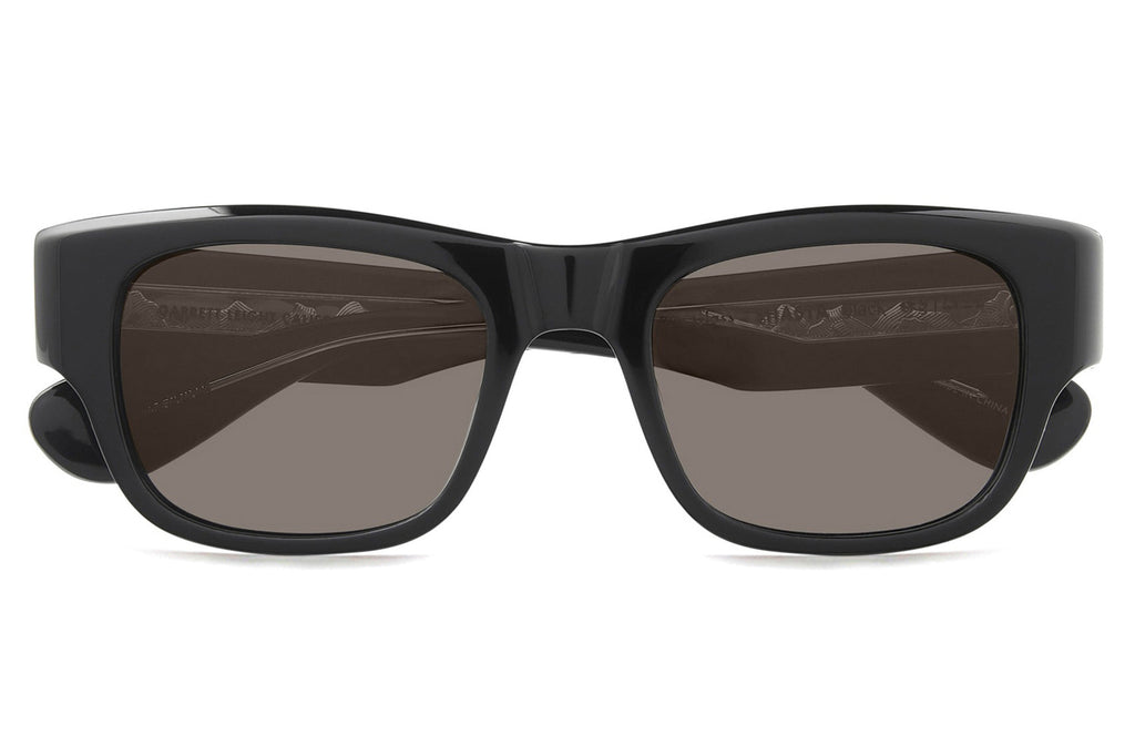 Garrett Leight - Shasta Sunglasses Black with Pure Grey Polar Lenses