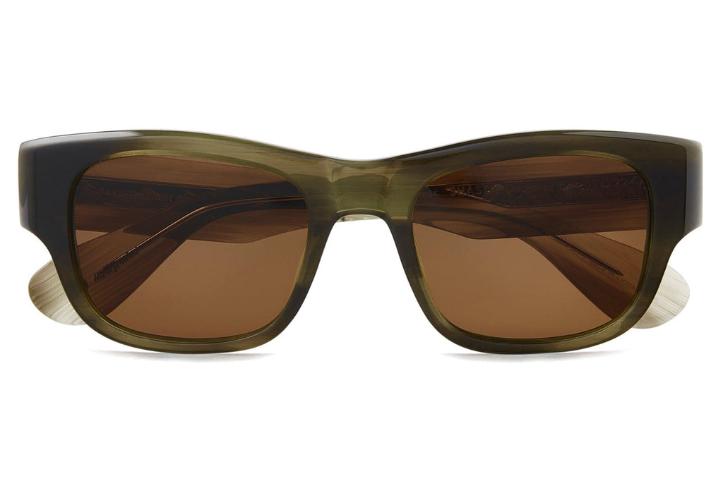 Garrett Leight - Shasta Sunglasses Douglas Fir with Pure Coffee Polar Lenses