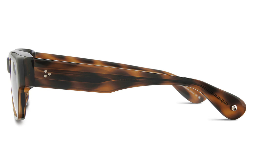 Garrett Leight - Shasta Sunglasses Spotted Brown Shell with Pure G15 Polar Lenses