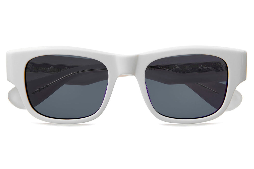 Garrett Leight - Shasta Sunglasses Teen Spirit with Pure Blue Smoke Polar Lenses