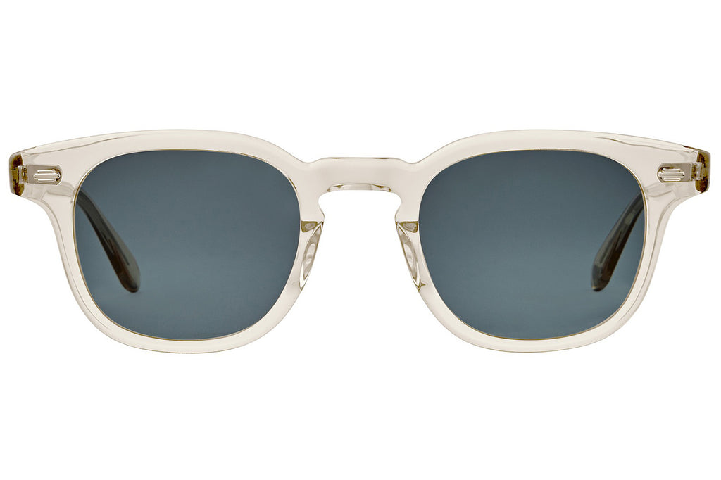 Garrett Leight - Sherwood Sunglasses Champagne with Pure Blue Smoke Lenses